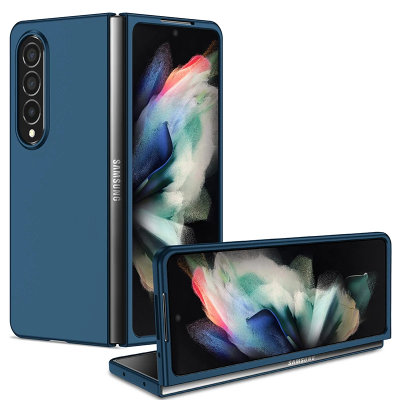 

For Samsung Galaxy Z Fold 4 3 5 Case Shockproof Armor Magnet Ring Kickstand Bracket Back Cover Case For Galaxy Fold 1 2 5G Cases