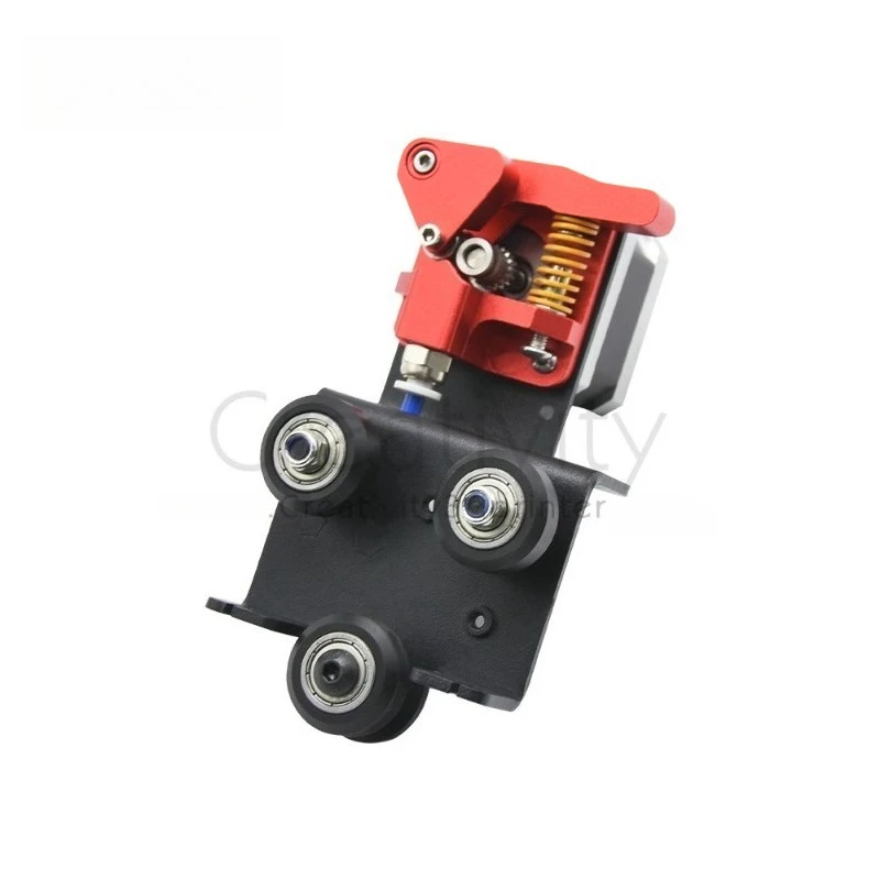 3D Printer Accessories Ender3 Twin Gear Extruder Upgraded Short Extrusion Sheet Metal Kit Backplane with Pulley