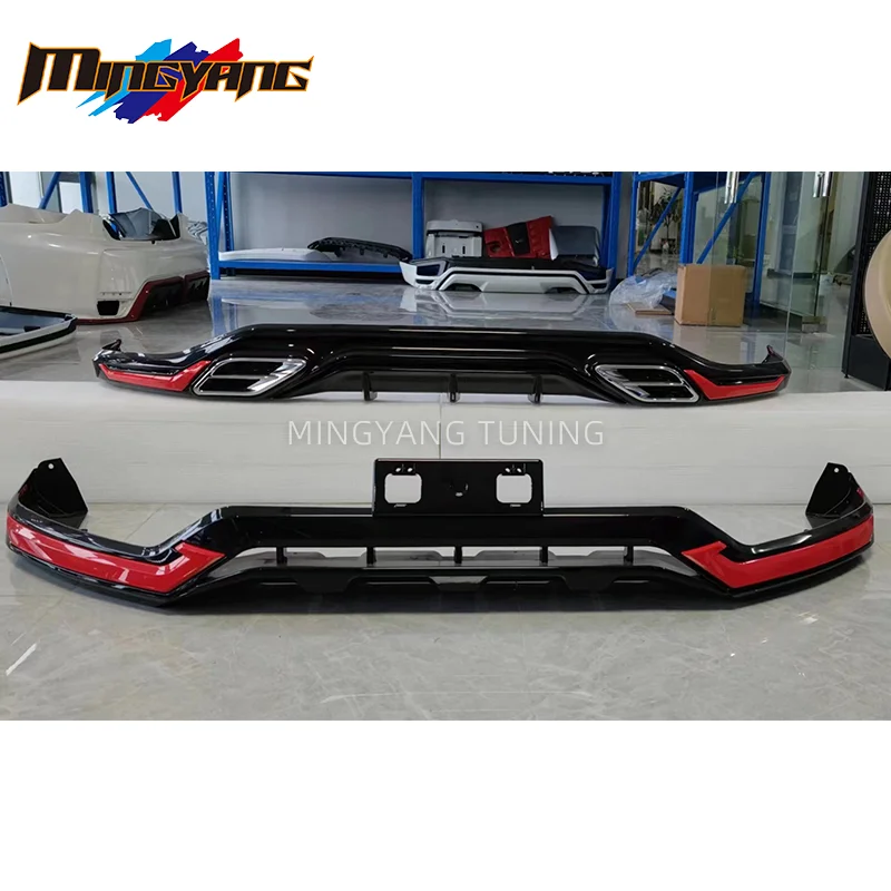 

Factory Hot Selling PP Plastics 2020 Legender GR Sport Bodykit Front Lip Rear Lip Diffuser for Fortuner Legender GR Sport Body K
