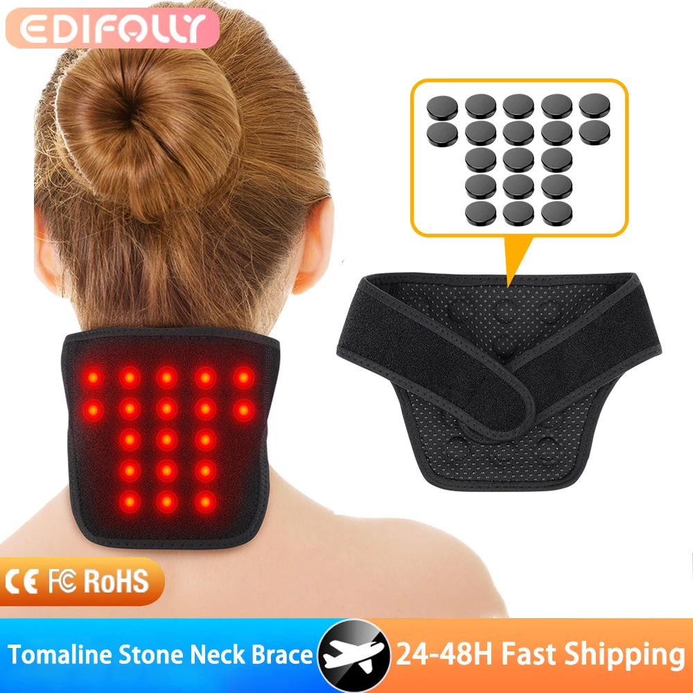 

Защита шеи с подогревом, теплый рукав для шеи с 19 шт., магнит для обслуживания, горячий компресс, поддержка шеи, бандаж для шеи, дропшиппинг