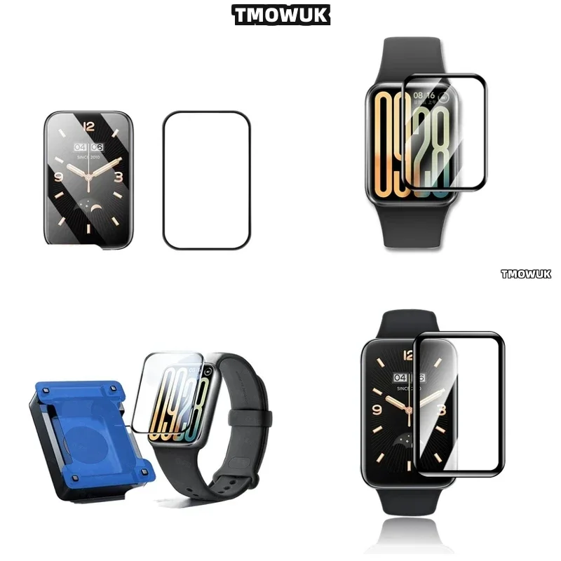 

For Xiaomi Band 4 - 10 Pro PMMA Full Cover Anti - Scratch Screen Protector Film Flexible Soft 3D Curved