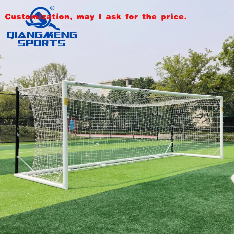 custom.Aluminum Movable Soccer Goal Customizable 24ft X 8ft Professional Freestanding Stadium Box goal