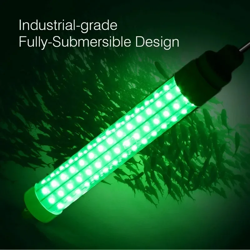 

12V Fishing Light LED Underwater Submersible Fishing Light IP68 Lures Finder Lamp Attracts Prawns Squid Krill Light