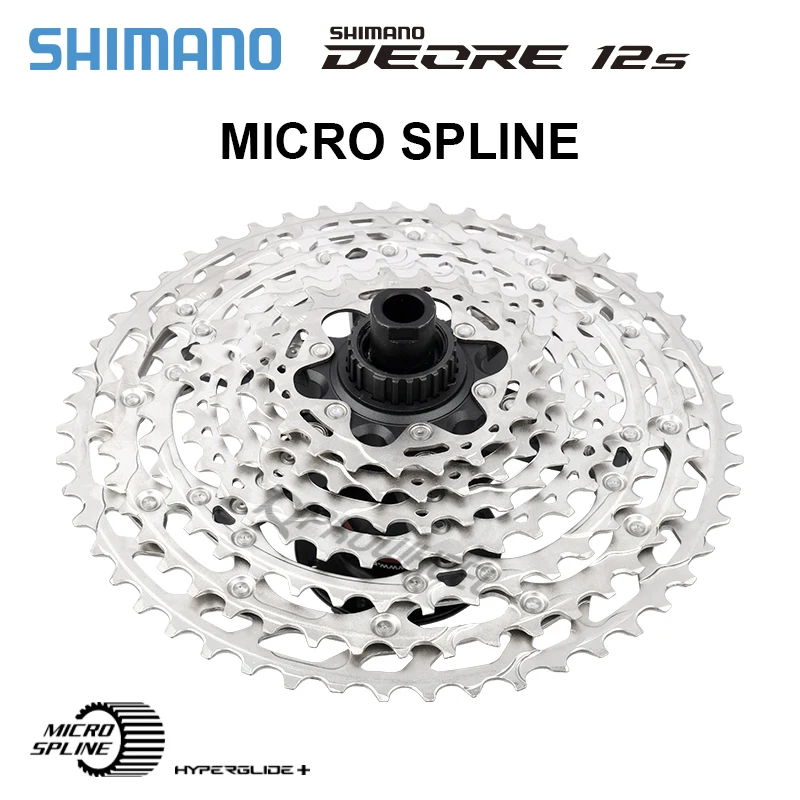 Shimano Deore M6100 51T MTB 12S Micro Spline Cassette 10-51T Mountain Bike Ratchet 12V K7 Bicycle 12 Speed Sprocket