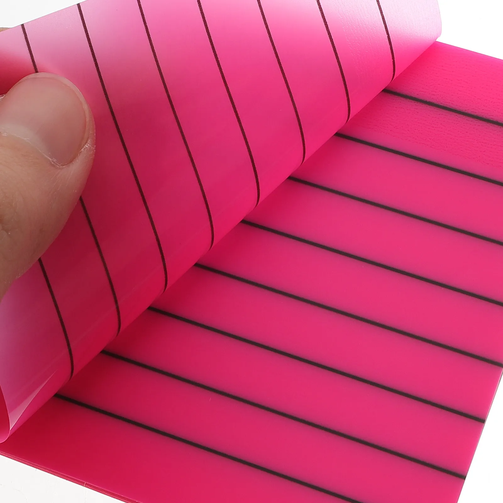 6Sets Colorful Reading Strips Transparent Fluorescence Page Markers Professional Highlight Strips School Office Note Stickers