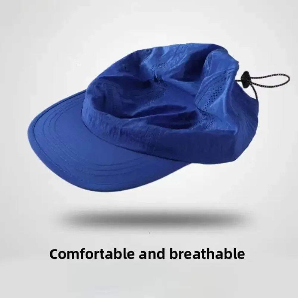 1PCUltra-light 40g Quick Dry 5 Panel Cap  Sun Hat 2026 Brim Breathable Outdoor Running Sports Baseball Cap