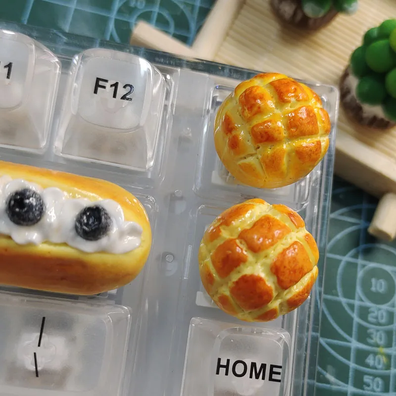 DIY anpassbare Mini-Brot-Leertaste Kappe 6,25 u 2,25 u Eingang/Leertaste Kreuz achse mechanische Tastatur kappe