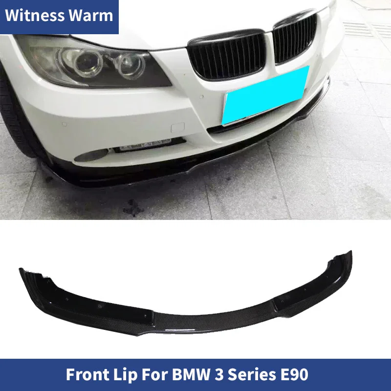 Carbon Fiber / Frp Car Front Bumper Lip Spoiler Splitters for Bmw E90 Standard Bumper 2005-2008