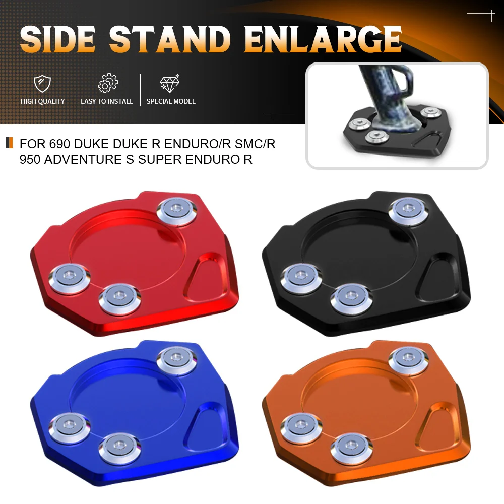 

For 690 Duke Duke R ENDURO/R SMC/R 950 Adventure S Super Enduro R Motorcycle Side Stand Enlarger Plate Kickstand Foot shelf