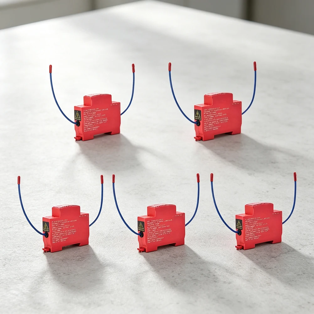 5PCS Dual Nozzle Heat Activated Fire Suppression Device 170C For DIN Rail Mount Electrical Control Cabinet Thermal Protection