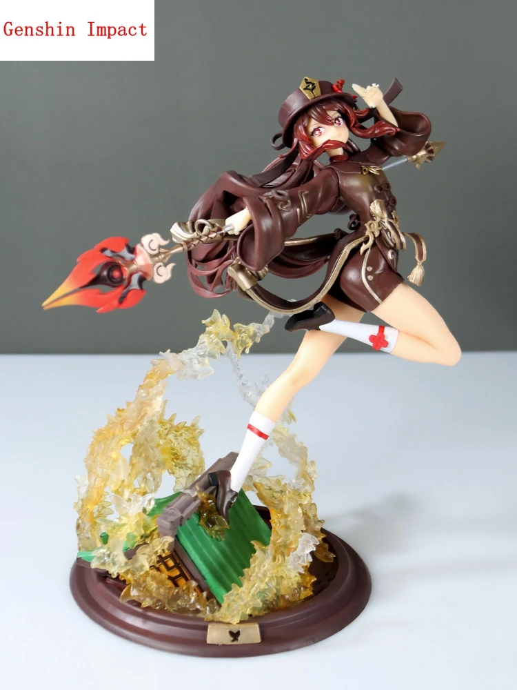 

The New Game Genshin Impact Anime Peripheral HUTAO Hand-Made Two-Dimensional Beautiful Girl Model Desktop Decoration Gift