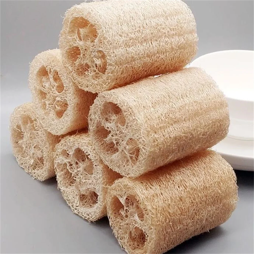 100pcs/lot 8CM Natural Luffa Sponge, Large Size Luffa Sponge, Custom Cleaner, Soap Tool Plate, Sponge Cleaner, Facial,