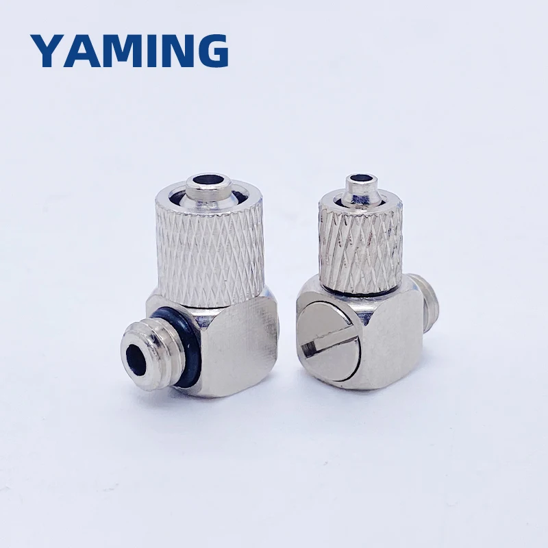 PC4-M5 M6 PC6 PL4 PL6 Pneumatic Fitting Quick Fast For Air Hose Connector Tube Nickel Plated Copper Perslucht Fittings