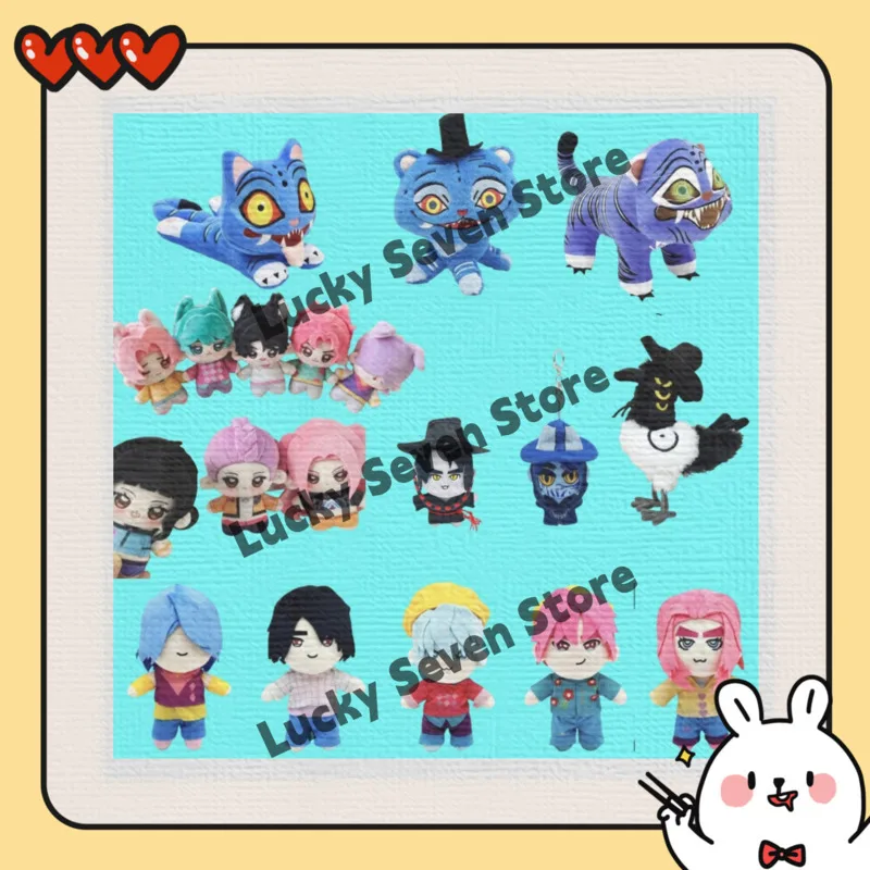 

Новая плюшевая кукла Kpop «Охотники на демонов», игрушка-подвеска, мультяшная милая мягкая романтическая детская саja для мальчиков, плюшевая кукла, украшение для комнаты для детей, подарки