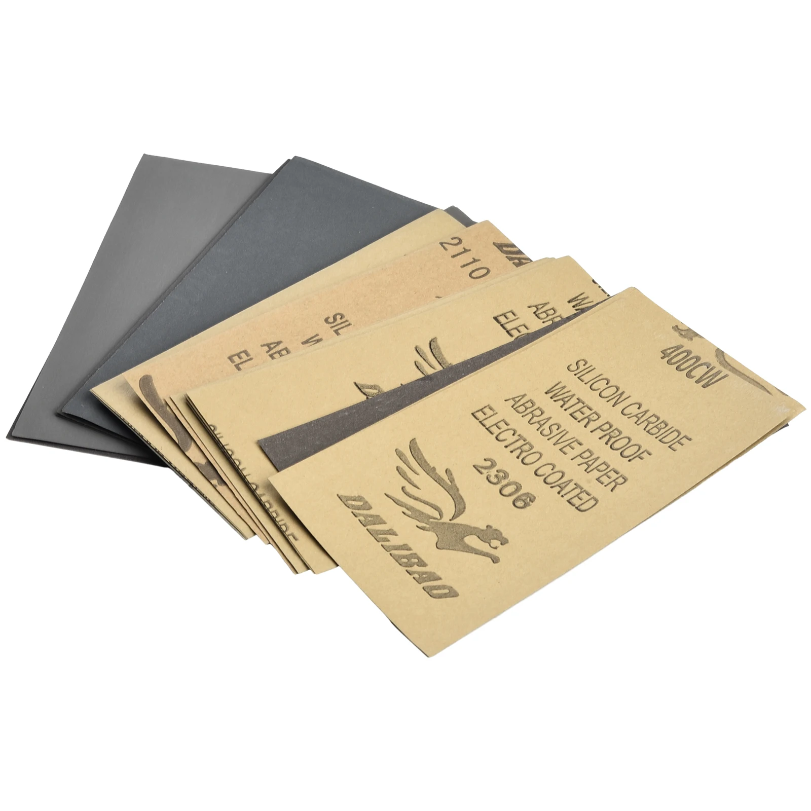 30pcs Sandpaper Set Water/Dry Sanding Paper Silicon Sandpaper Tool 800/1000/1200/1500/2000/2500 4pcs Each 400/600/3000 2pcs Each