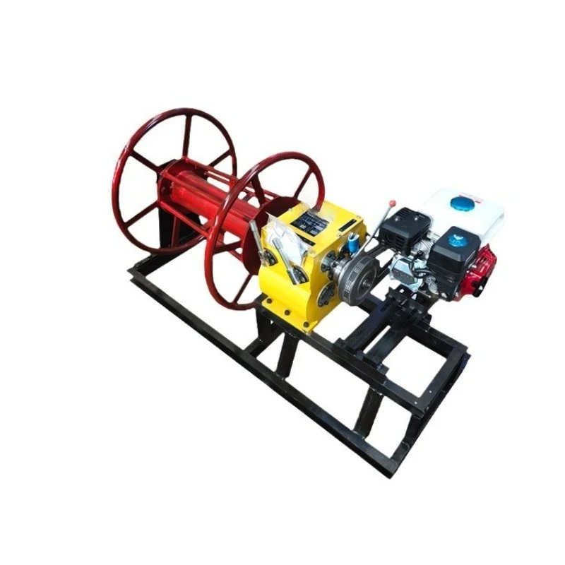 Pull cable, grinder, small winch, wire drawing machine