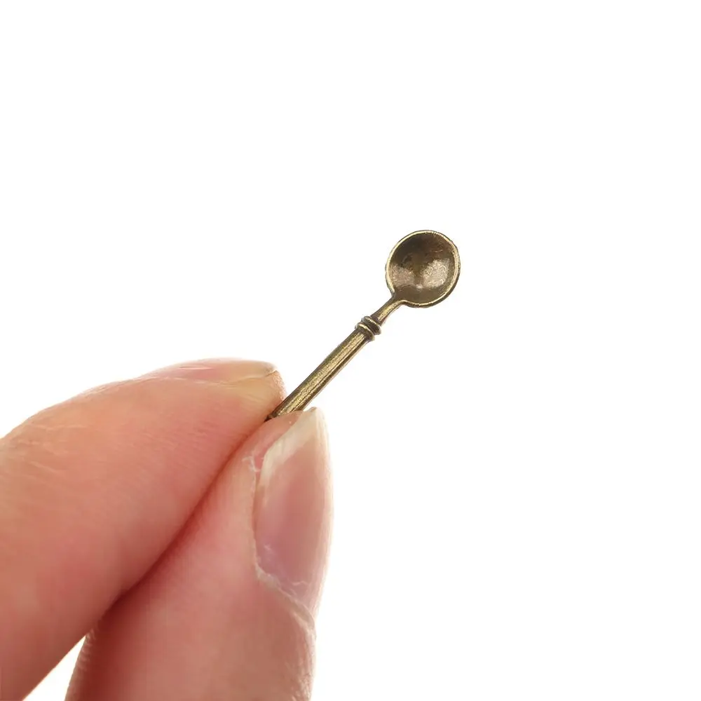 

9 шт. металлические масштаб 1:6/1:12 кухонная посуда вилка нож ложка моделирование мини столовые приборы миниатюрная посуда аксессуары