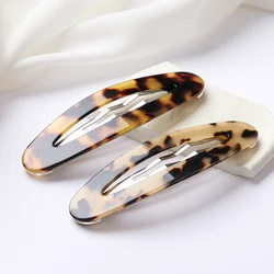 New Fashion Acetate Snap Clips For Girls and Women Hair Clips Side Clips Hair Accessories Elegant