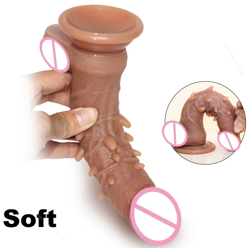 Dildo Penis Dick Cock Sex Toys for Women Sexual Dildos Woman Skin Feeling Anal Plug Adult Supplies Strap-on Female Masturbator