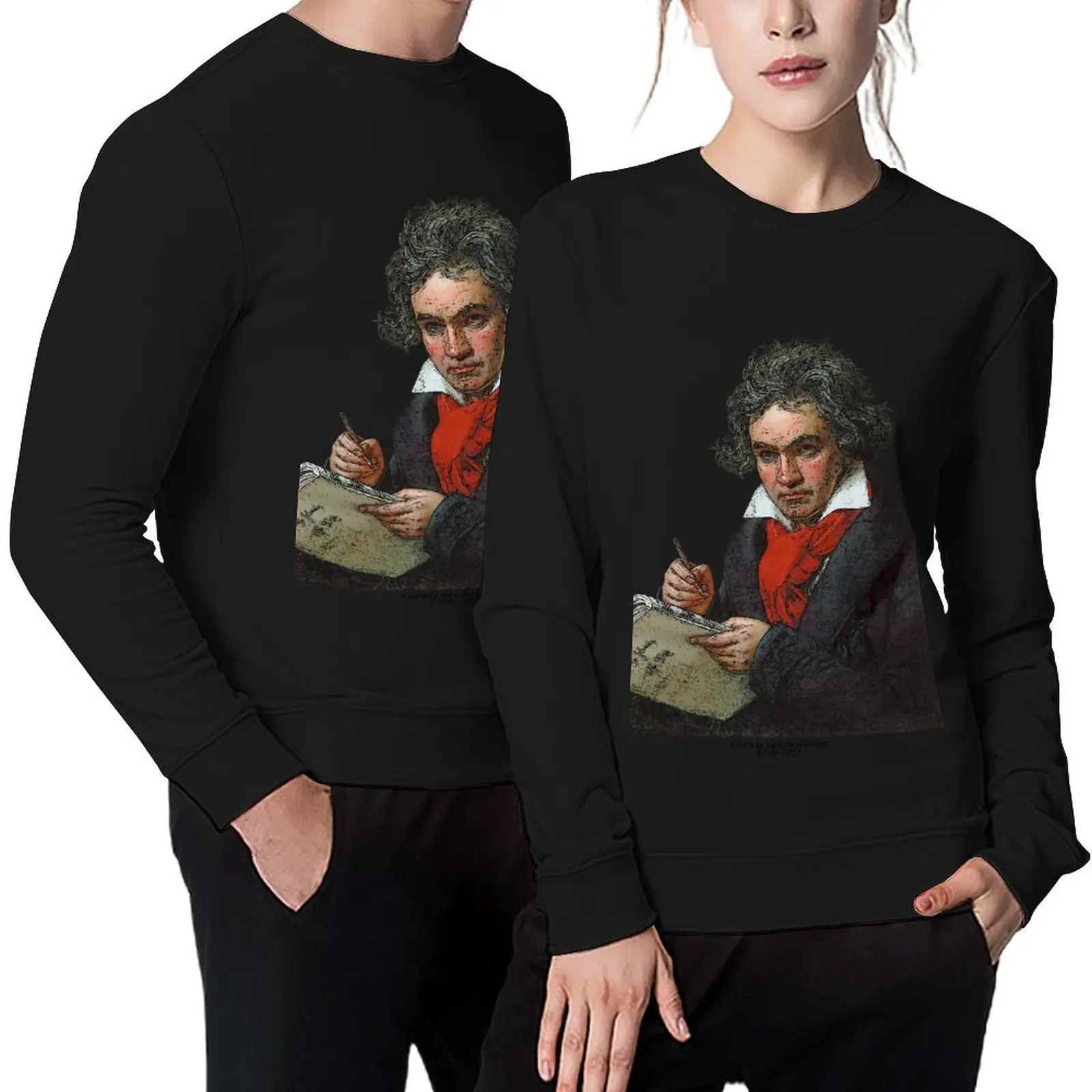 

Ludwig van Beethoven Grunge Pullover graphic t shirts men clothes for men men's clothing men's winter sweater men's sweatshirts