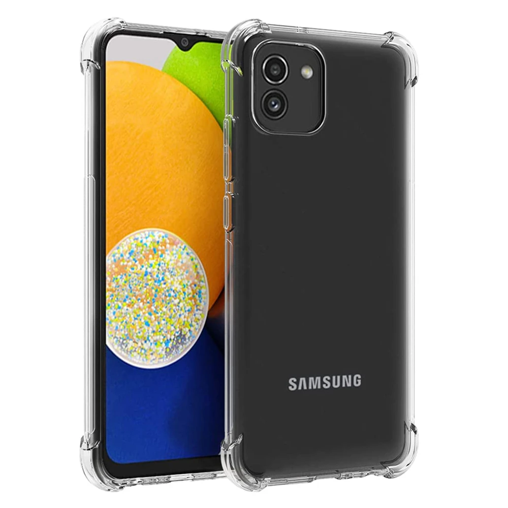 Shockproof Clear Silicone Case for  Samsung Galaxy A12 A23 A33 A53 A73 A14 A24 A34 A54 A13 A22 A32 A52 A72 5G Soft Cover Cases