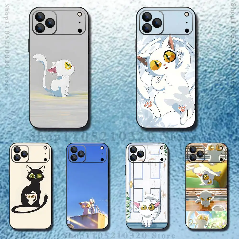 

S-suzume daijin Anime Phone Case For iPhone 17,16,15,14,13,12,11,Pro,Max,Plus,E,SE4,Air,Mini Black Soft Funda