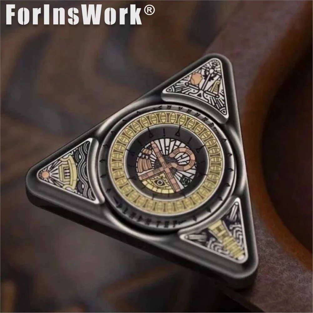 Blacktopworks Titanium Material Soyoung Carving Hand Spinner Sensory Toys Desk Toys