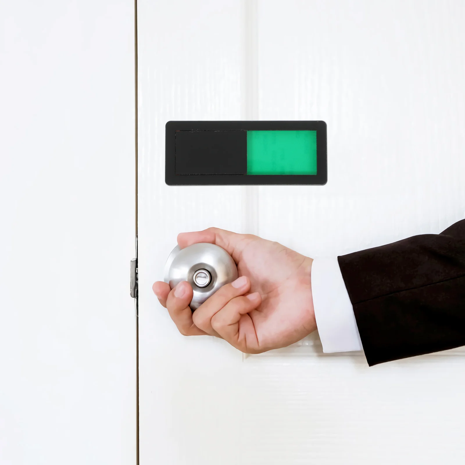 Office Door Sign Privacy Slider Indicator for Meeting Room Bathroom Principal Use Fine Workmanship Universal Application Subtle