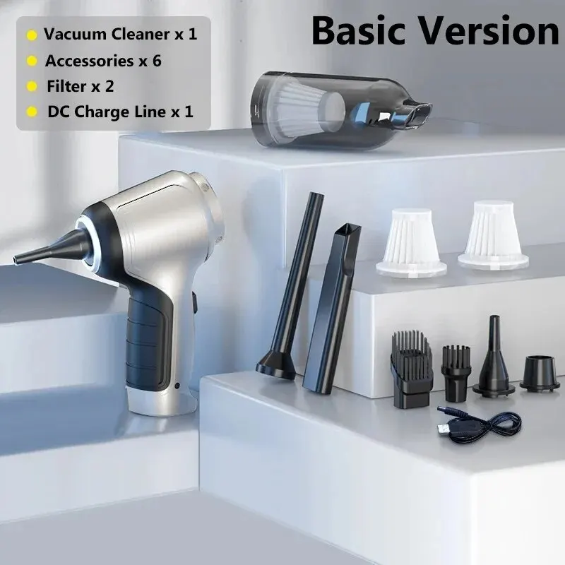 Draadloze Auto Stofzuiger Sterke Draadloze Reiniger Zuigkracht Handheld Auto Stofzuiger Home & Auto Dual Use Minivacuum Cleaner Apparaat