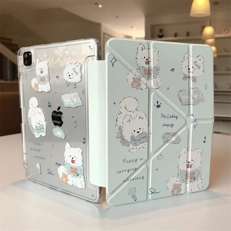 

Y-Fold Tablet Case For iPad A16 11th 11 10th 9th 8th 7th Generation Cover for Air 6 7 5 4 3 2 1 Pro 11 inch 2024 2025 Case Funda