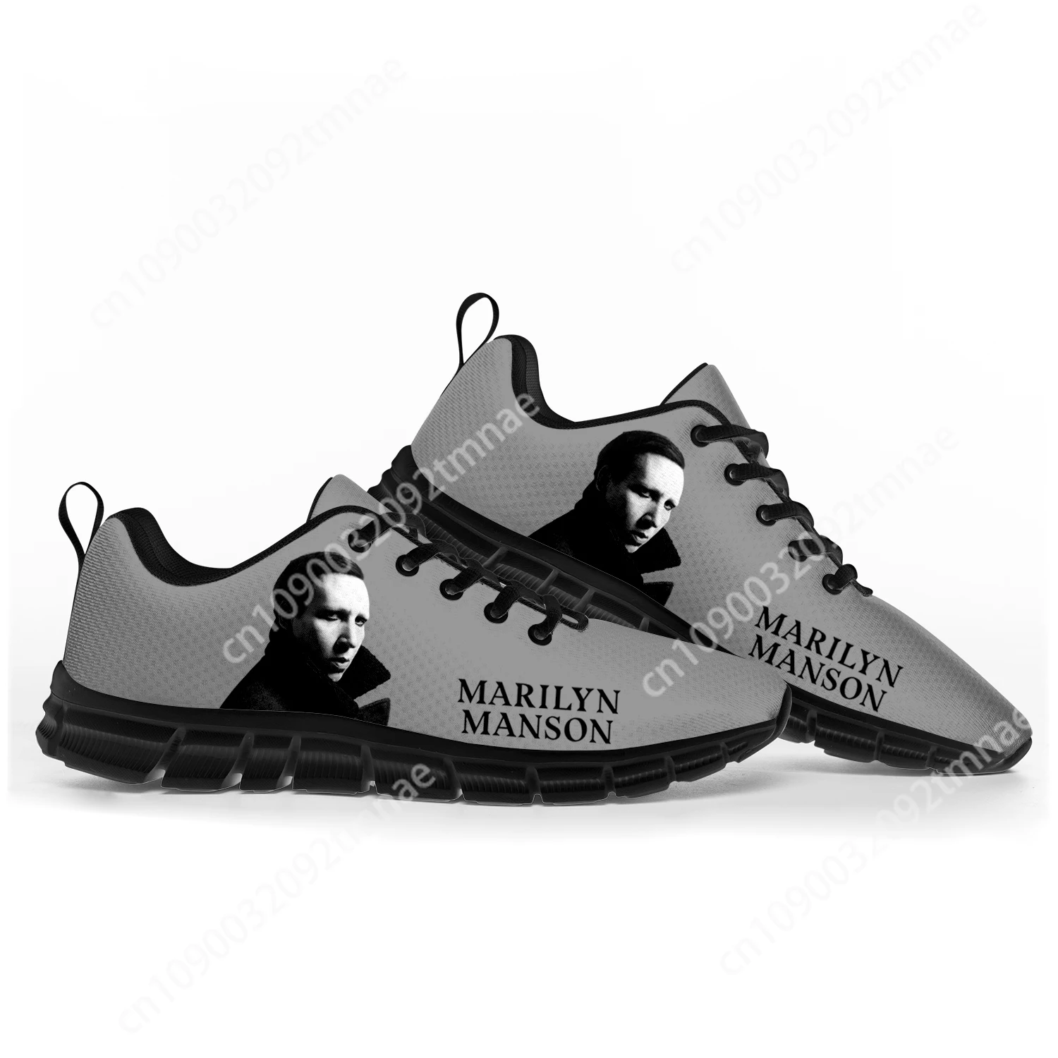 Rock Band Music Singer Marilyn Manson Sports Shoes Mens Womens Teenager Kids Children Sneakers Custom High Quality Couple Shoes