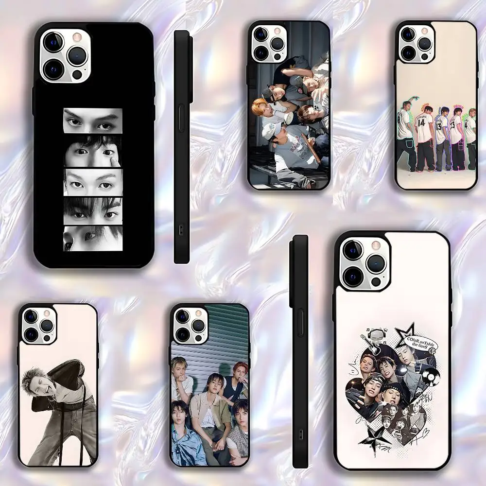 حافظة هاتف K-Kpop C-CORTIS GO لهاتف iPhone 17,16,15,14,13,12,11,Pro,Max,Plus,E,Air,غطاء أسود واقٍ صغير