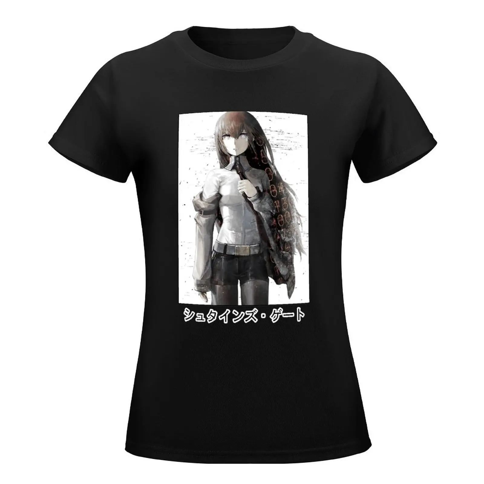 Steins Gate T-Shirt Female clothing Blouse designer clothes Women luxury