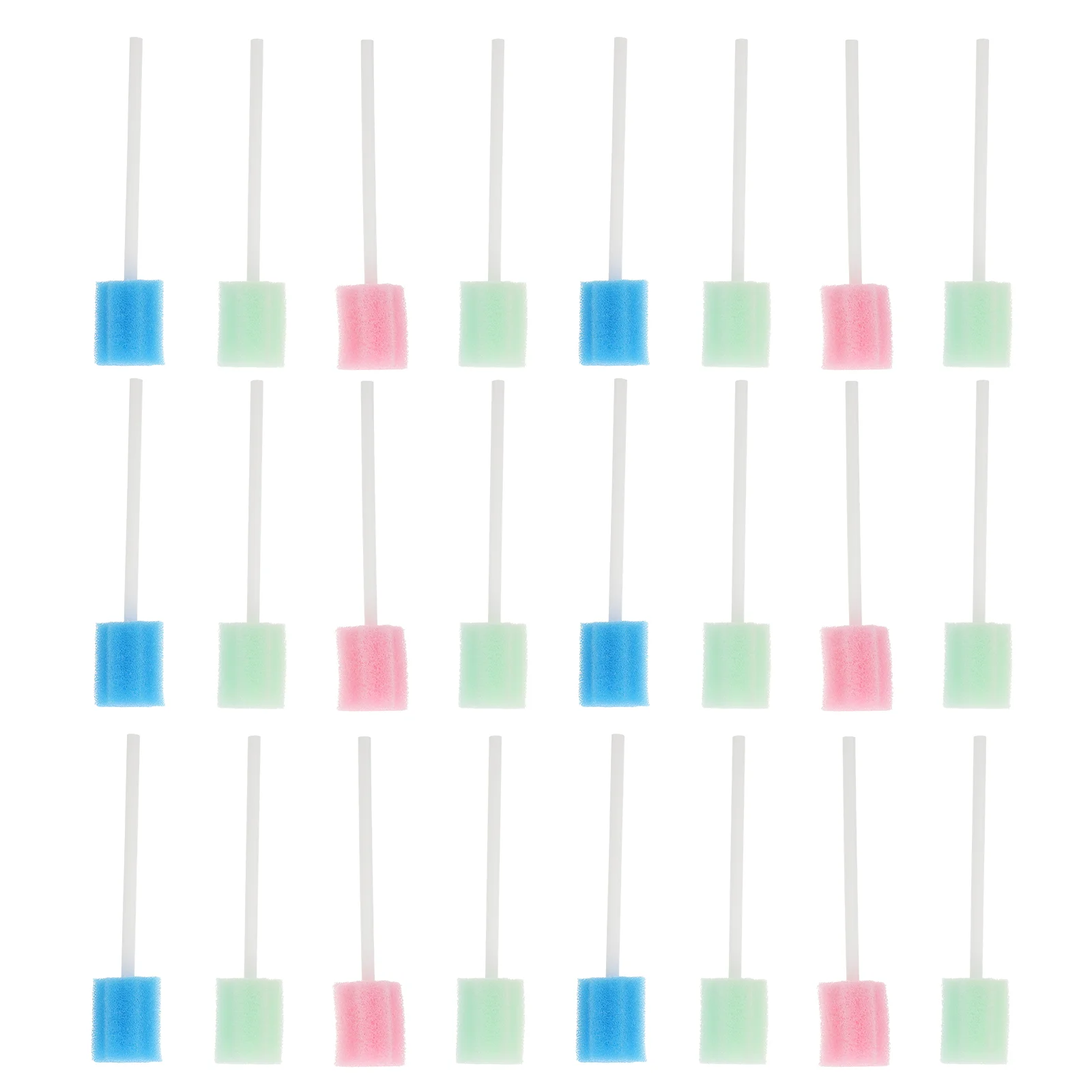 Hisopos desechables para el cuidado bucal, accesorios de limpieza de dientes envueltos individualmente, con palo de esponja, 150/300 piezas