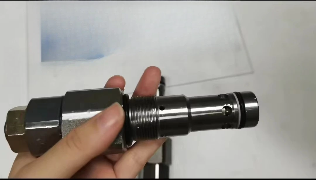 مرفقات الحفارة، صمام فحص التحكم في التدفق الهيدروليكي، صمام فحص الطيار، صمام كروي هيدروليكي من الفولاذ المقاوم للصدأ