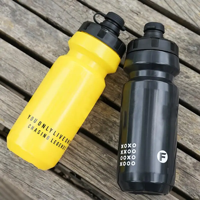 Cycling Water Bottle 650ml Ultra Light Leak-proof Squeezable Taste-free Camping Hiking Sports Bicycle Kettle dropship