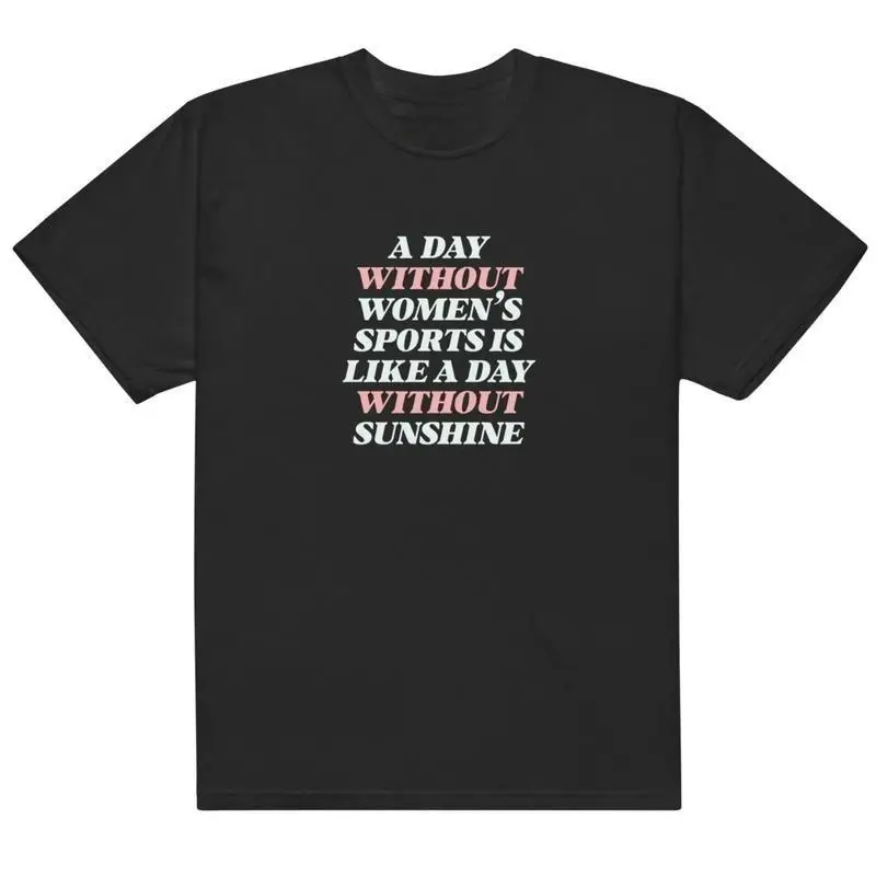

A Day Without Women's Sports T-Shirt Men's Women's Sports Fan Athletic Graphic Tee Funny Vintage Unisex Sport Lover Gift
