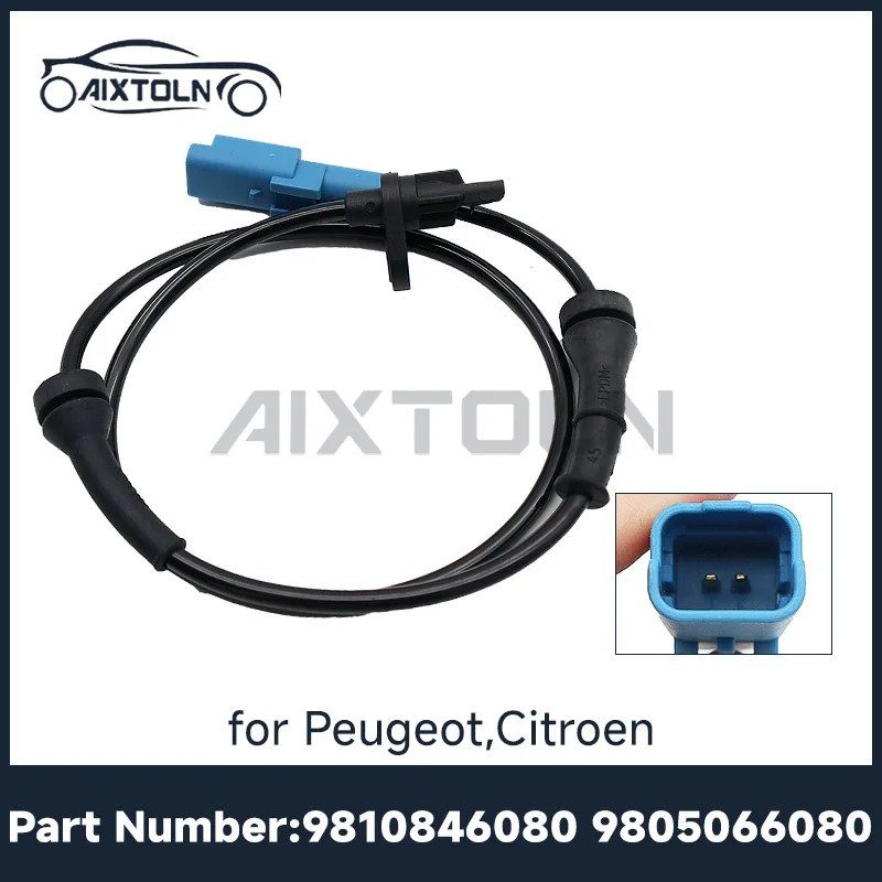Front Rear L/RABS Wheel Speed Sensor 9810846080 9805066080 For Peugeot 2008 208 Citroen C3-XR SX II SC Auto Part Accessories New