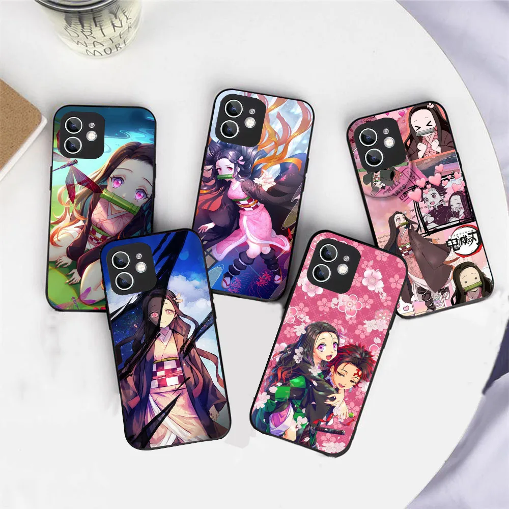 AK-63 Nezuko Silicone Case For Xiaomi Redmi 6 6A 7 7A 8 8A 9 9A 9C NFC 9T 10A 10C S2 Pro Power