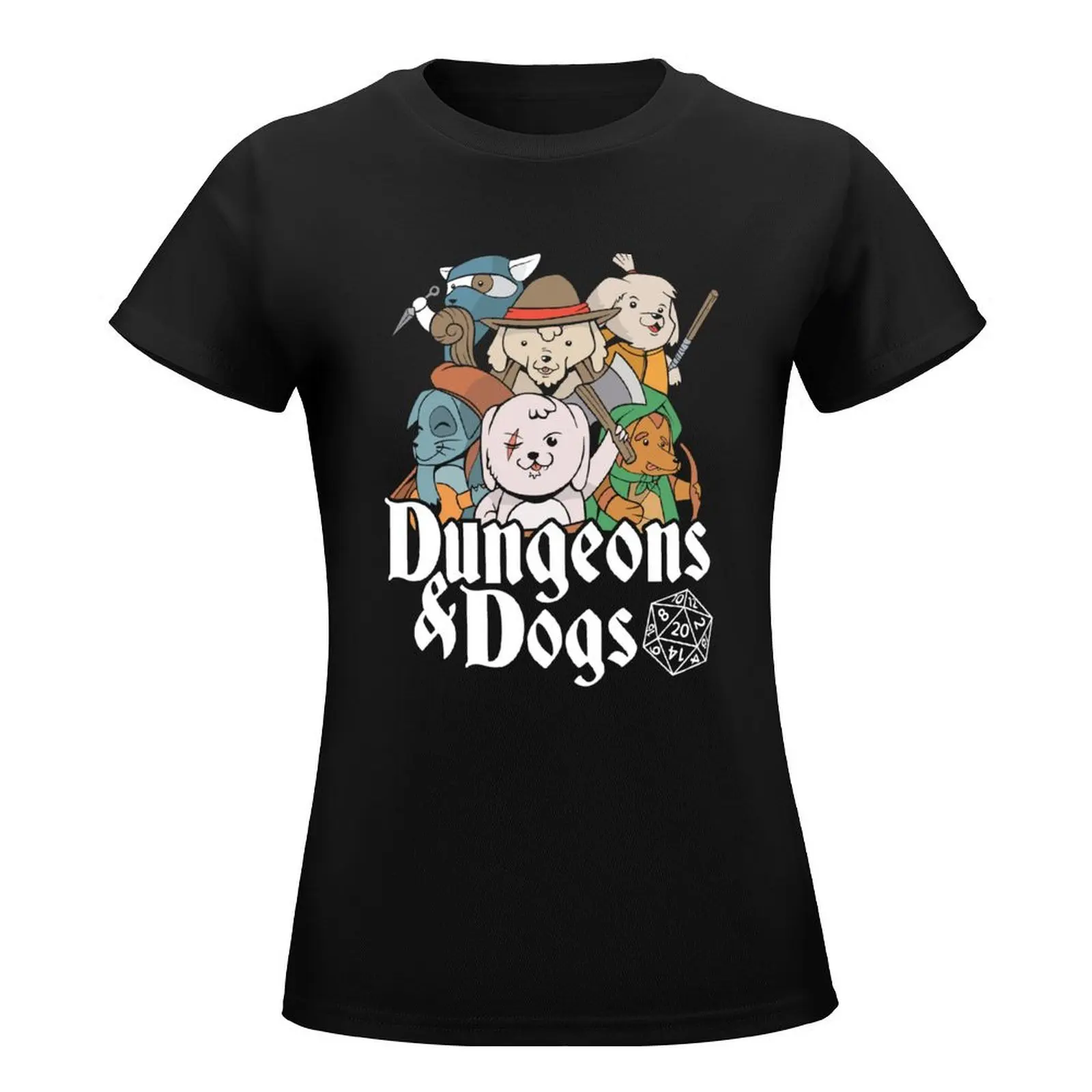 DUNGEON DOGS T-Shirt plus sizes sports fans Summer Women's clothing