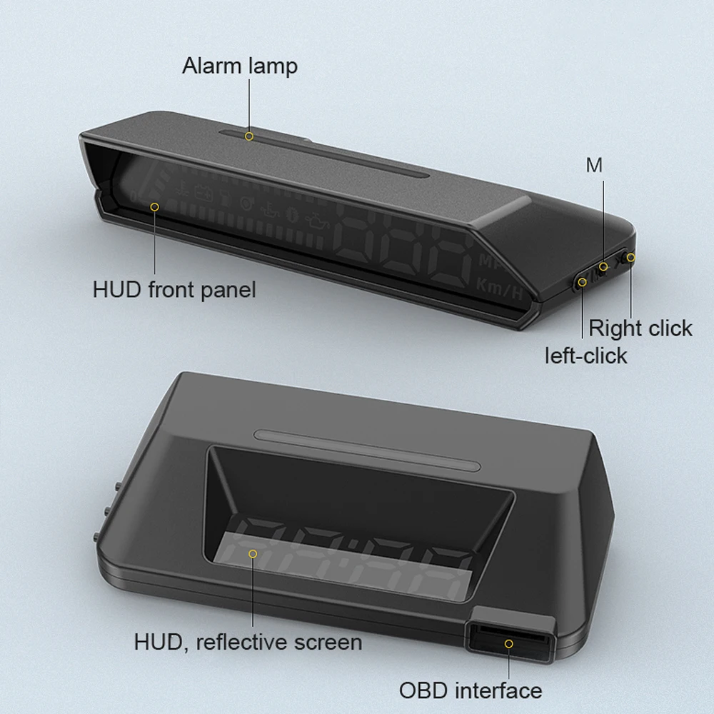 Auto Tacho Digital anzeige Auto Geschwindigkeit Spannung Ölverbrauch Wasser Temperatur messer Auto Headup Display multifunktion ales Auto