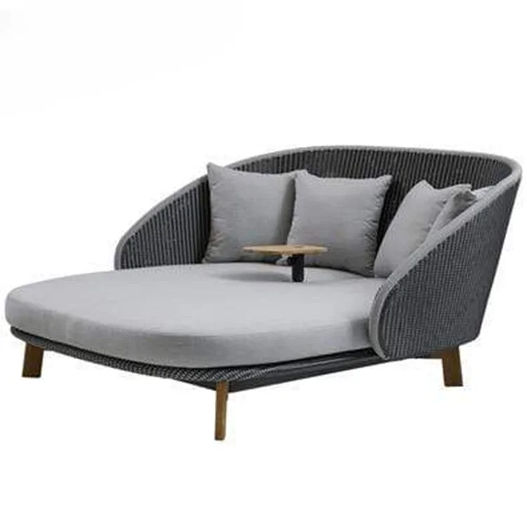 

'Hotel furniture sun lounger patio rattan daybed outdoor furniture