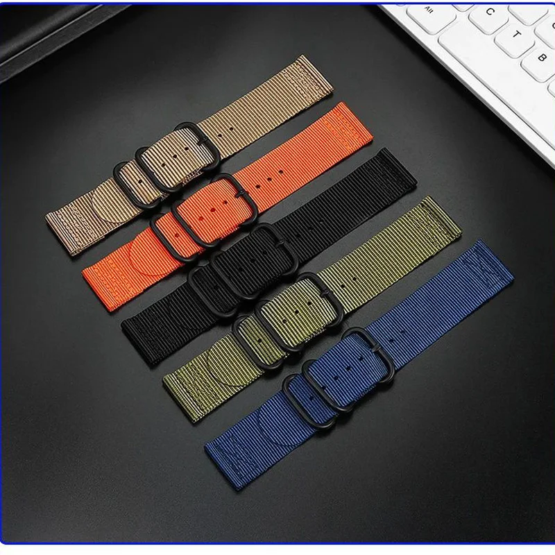 Nylon Watchband For Casio PROTREK Series PRW-6600 PRG-600Y PRG-650 PRG-600 Waterproof Sports 24mm Nylon canvas Strap