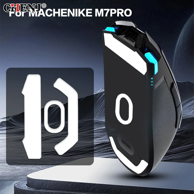 1 Set Anti-Slip Mouse Skates Foot Sticker Pad For MACHENIKE M7 PRO Gaming Wireless Mouse For E-Sports Gamer PTFE