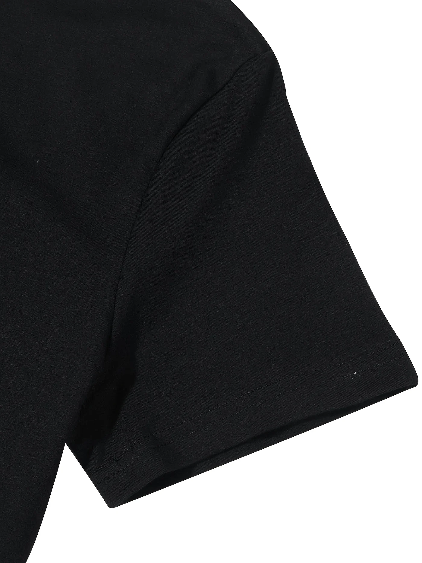 Camiseta con estampado de letras a la moda, camiseta informal de manga corta con cuello redondo a la moda, camiseta informal versátil para mujer