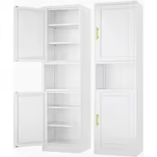 Metal 66'' Storage Cabinet with Adjustable Shelves only .55: eDeal Info