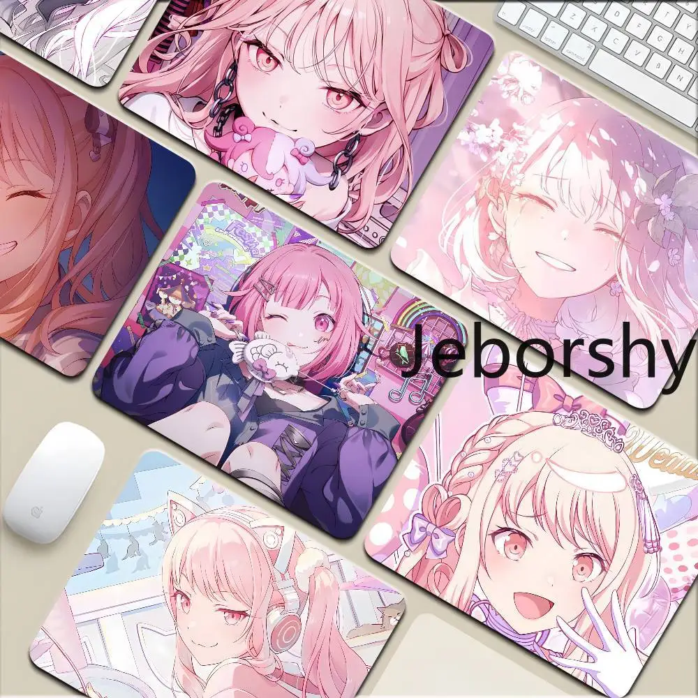 

Kawaii Pink Anime Girl Collection Gaming Mouse Pad Non-slip Desk Mat Perfect Gift for Fans