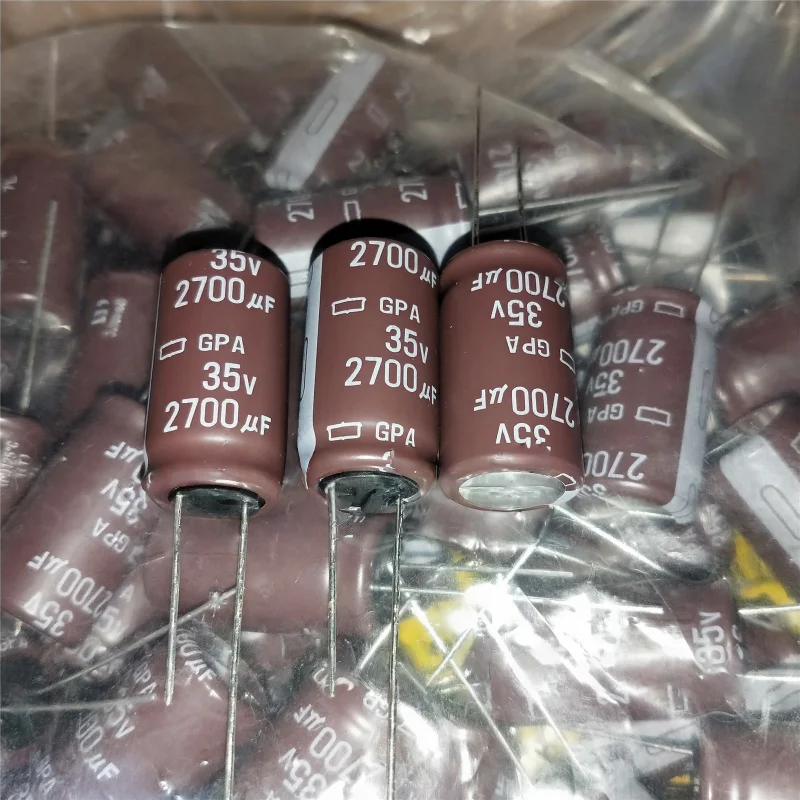 3PCS 2700UF 35V electrolytic capacitor 35V 2700UF 16X30 GPA high temperature resistance 125 degrees