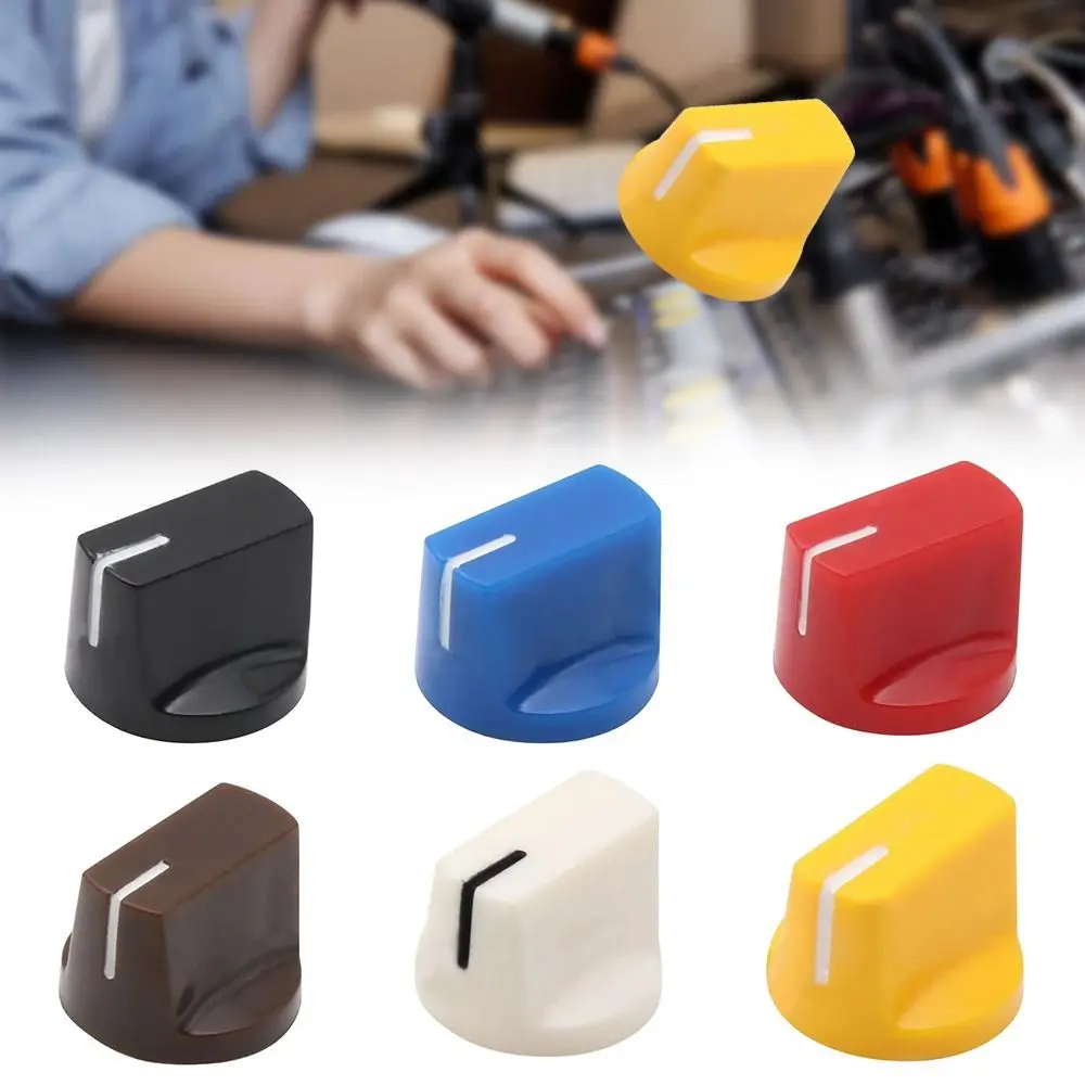 Guitar Accessories Flet Head Guitar Pedal Knob Multi Color Pointer Knob button Switch Knob Amplifier Speaker Tone Knob Cap