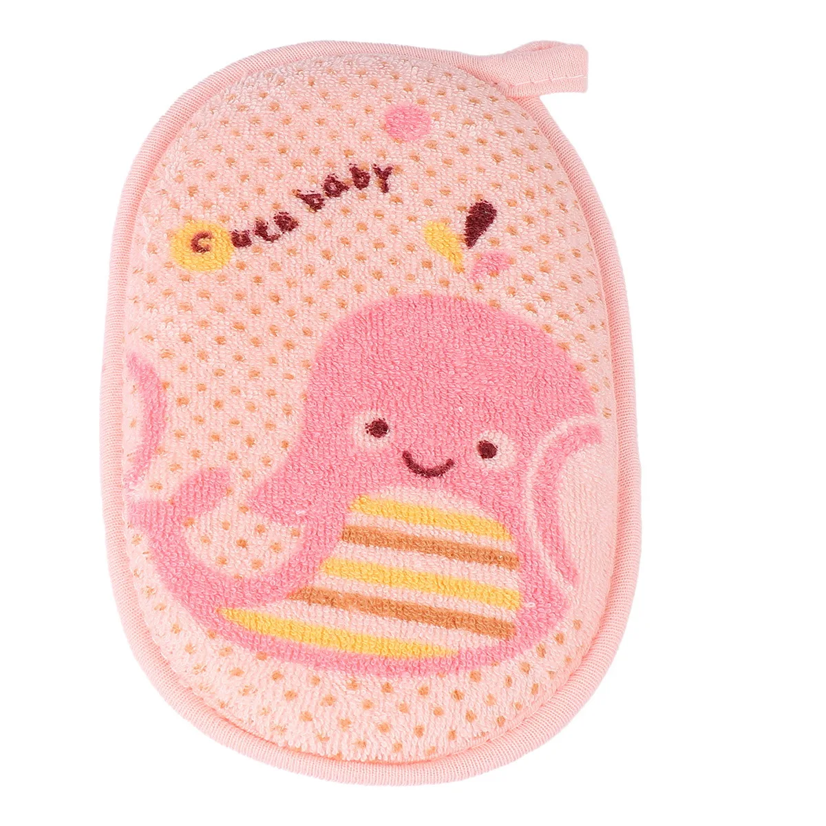 

3pcs Baby Shower Brush Smooth Bathing Sponge For Children Durable Soft Body Cleaning Bath Ball Reusable Shower Sponge Non-Toxic